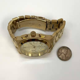 Designer Michael Kors MK-5926 Gold-Tone Dial Quartz Analog Wristwatch alternative image