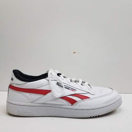 Reebok Classic White, Red Sneakers 124829501 Size 10.5 image number 1