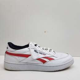 Reebok Classic White, Red Sneakers 124829501 Size 10.5