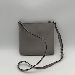 Womens Purple Leather Adjustable Strap Outer Pocket Zip Crossbody Bag Purse alternative image