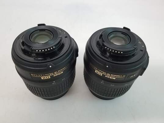 2 Nikon DX AF-S 18-55mm IS Zoom Lenses for Parts or Repair image number 3