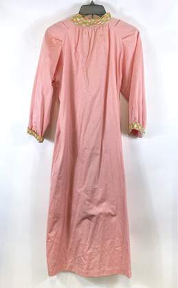 BURU Womens Pink Long Sleeve Collar Button Mumu Shirt Dress Size X-Small alternative image