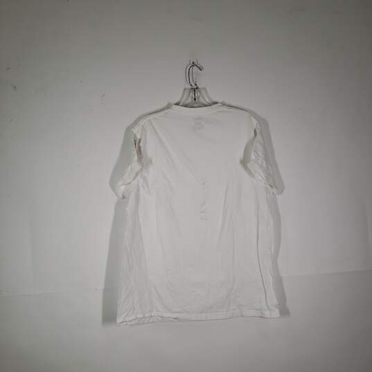 Mens Cotton Short Sleeve V-Neck Pullover T-Shirt Size Large (42-44) image number 2