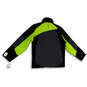NWT Boys Gray Green Long Sleeve Mock Neck Pockets Full-Zip Jacket Size 10/12 image number 2