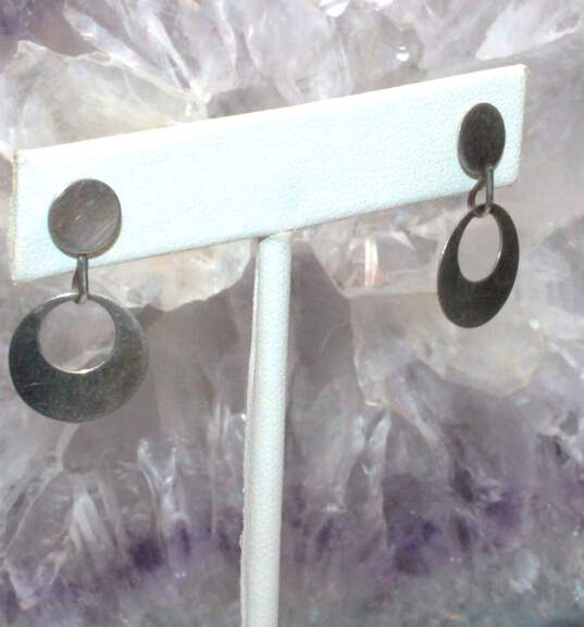 Artisan RJT Sterling Silver Dangle Earrings image number 3