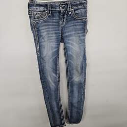 Rock Revival Blue Skinny Jeans