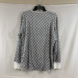 Women's Grey Nautica Fleece Pajama Set, Sz. XL alternative image