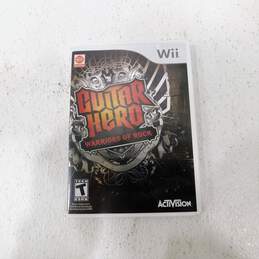 Guitar hero  warriors of rock Nintendo Wii