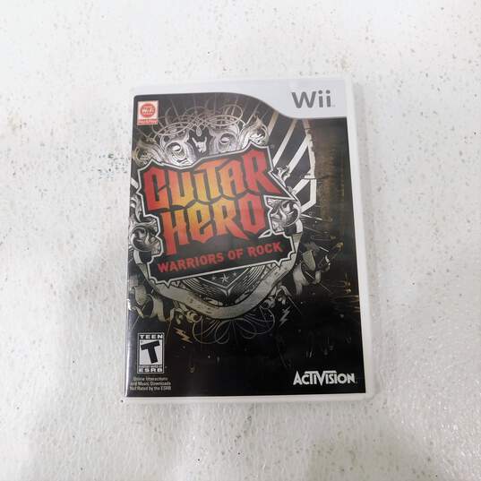 Guitar hero  warriors of rock Nintendo Wii image number 1