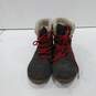 Womens Powder Summit Gray Suede Lace Up Waterproof Ankle Snow Boots Size 6 image number 1