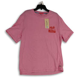 NWT Mens Pink Holiday Getaway Short Sleeve Graphic Pullover T Shirt Sz XXL alternative image