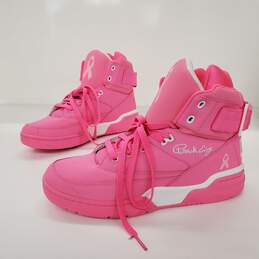 Patrick Ewing Men's 33 Hi Breast Cancer Charity Pink Basketball Shoes Size 11