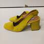 Topshop Women's Gainor Yellow Leather Sandals Size 8.5 image number 3