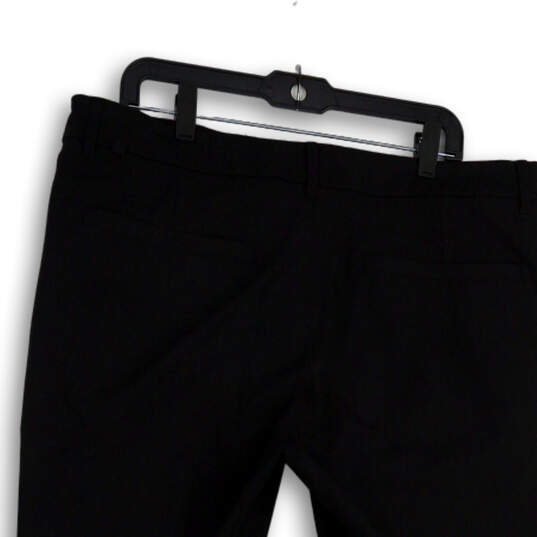 Mens Black Regular Fit Pockets Flat Front Straight Leg Dress Pants Size 38 image number 4