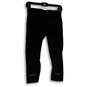 Womens Black Elastic Waist Stretch Pull-On Cropped Leggings Size XS image number 2