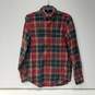 J. Crew Men's Red/Green Plaid Button-Up Shirt Size S NWT image number 4