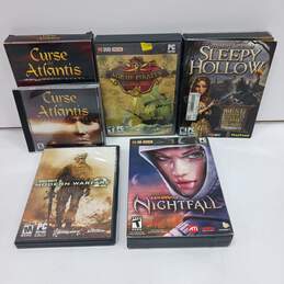 Bundle of 5 Assorted Computer Games In Cases
