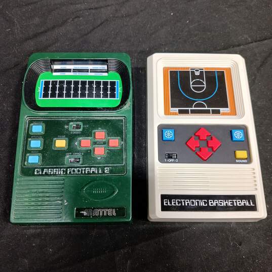 Vintage Pair of Mattel Electric Sports Video Games image number 1