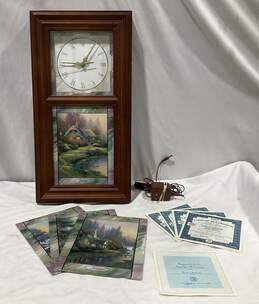 Vintage Thomas Kinkade Wall Clock