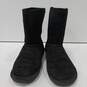 Womens Emma Short Black Suede Round Toe Pull On Mid Calf Winter Boots Size 8.5 image number 1