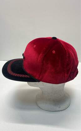 Street Level Clothing Red Velour Golf Snapback Hat Cap alternative image