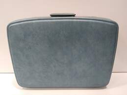 Vintage Flite Crest Blue Suitcase alternative image