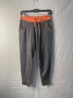 NIke Womens Grey/Orange Trim Sweat Pant Size 26/25