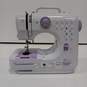 Portable Purple & White Sewing Machine image number 1
