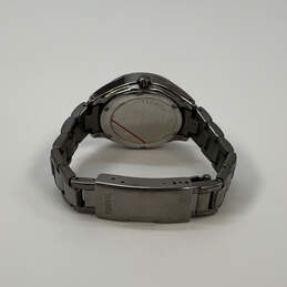 Designer Fossil Silver-Tone Chain Strap Round Dial Analog Wristwatch alternative image