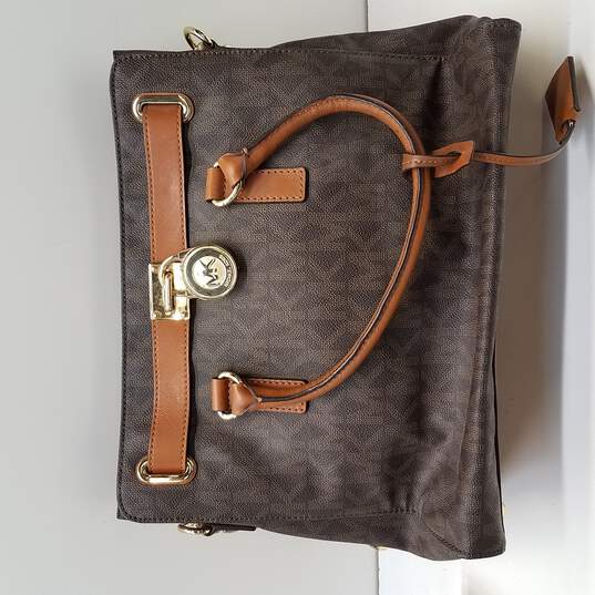 Buy the Michael Kors Hamilton Large Satchel Bag | GoodwillFinds