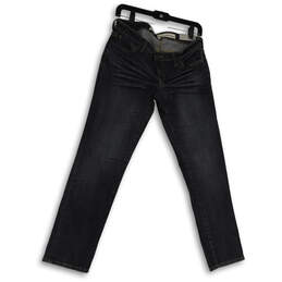 NWT Womens Blue Medium Wash Denim Pockets Everyday Skinny Jeans Size 6S