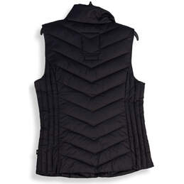NWT Womens Black Mock Neck Sleeveless Full-Zip Puffer Vest Size Large alternative image