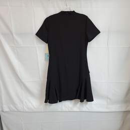 CeCe Black Short Sleeved Dress WM Size 0 NWT alternative image