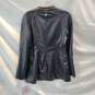 Avec Les Filles Black Full Zip Faux Leather Jacket NWT Size M image number 2