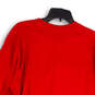 Womens Red Regular Fit Long Sleeve Crew Neck Pullover T-Shirt Size Medium image number 4