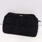 Womens Black Outer Pocket Inner Divider Top Handle Detachable Strap Duffle Bag image number 1