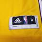 Mens Yellow Los Angeles Lakers Shannon Brown #12 Basketball Jersey Size Medium image number 3