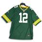 Mens Green Yellow Green Bay Packers Aaron Rodgers #12 NFL Jersey Size XXL image number 1