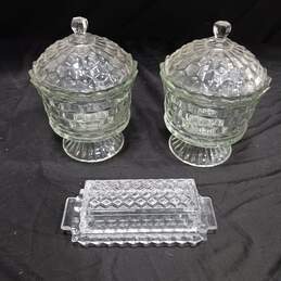 Bundle of 3 Glass Serving Dishes