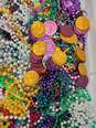 19.3 Pound Bundle of Assorted Mardi Gras Costume Jewelry image number 4