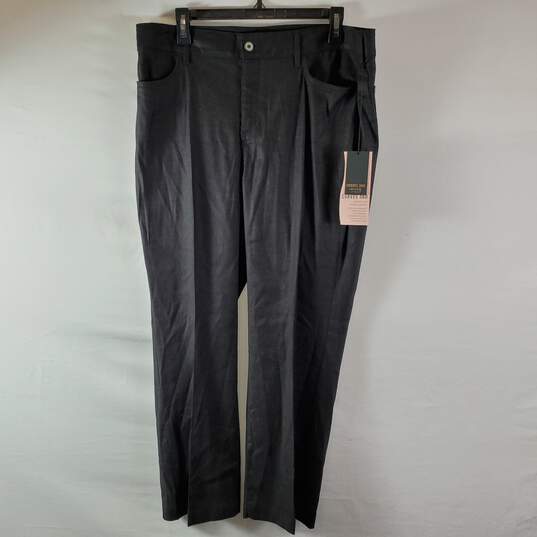 NYDJ Women Black Trouser Pants Sz 14 NWT image number 1