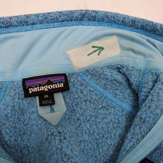 Patagonia Half Zip Blue Pullover Sweater Size XS image number 3