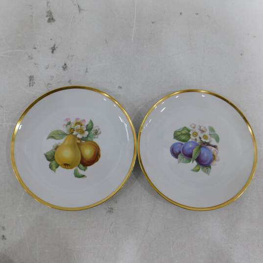 Hutschenreuther Bavaria Selb Fruits & Flowers Lunch Salad Plates image number 4