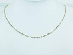 14K Gold Twisted Rope Chain Necklace For Repair 7.2g