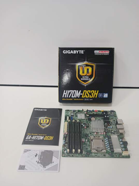 GIGABYTE H170M-DS3H ULTRA DURABLE MOTHERBOARD IN BOX image number 1