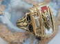 Vintage 9K Yellow Gold 1954 High School Class Ring 11.4g image number 7