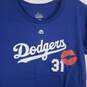 Womens Los Angeles Dodgers Joc Pederson 31 Baseball-MLB Jersey Size Medium image number 3