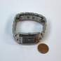 Designer Bulova C837288 Silver Rectangular Water Resist Analog Quartz Wristwatch image number 3