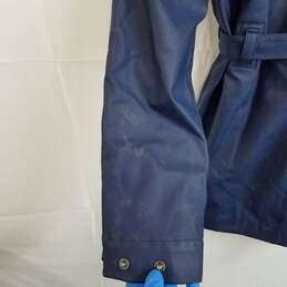 Helly Hansen dark blue belted rain jacket women's XS alternative image