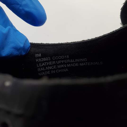 Kork-Ease Bailee Kiltie Monk Strap Black Leather Oxford Loafer Shoes Women's Sz 8M image number 5